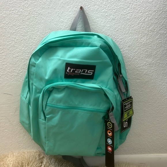 Trans by JanSport 17" Supermax Backpack w/15" Laptop Sleeve - Tropical T… - Picture 2 of 10